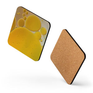 Heat Resistant Coaster Abstract Circles Modern Style - Dipaliz - Coasters