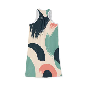 Print Racerback Dress - Chic Abstract Vibrant Patterns - Dipaliz - Dresses
