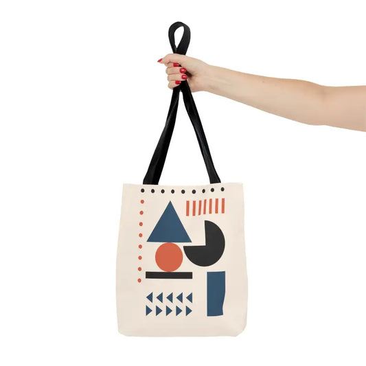 Elevate your Style with the Abstract Shapes Tote Bag - Small Bags