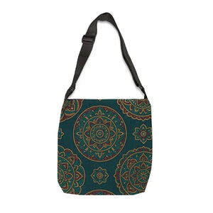 Chic Adjustable Tote Bag with Vibrant Boho Flair - Dipaliz - Shopper Bags