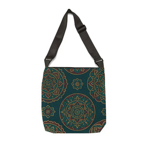 Chic Adjustable Tote Bag with Vibrant Boho Flair - Dipaliz - Shopper Bags