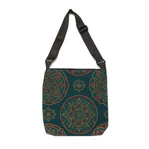 Chic Adjustable Tote Bag with Vibrant Boho Flair - Dipaliz - Shopper Bags