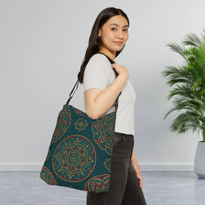 Chic Adjustable Tote - Vibrant Boho Flair Eco Bag - Dipaliz - Bags