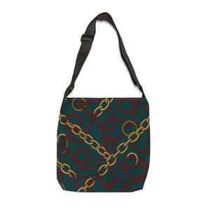 Vibrant Chic Adjustable Tote - Unique Chain Charm - Dipaliz - Bags