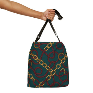 Vibrant Chic Adjustable Tote - Unique Chain Charm - Dipaliz - Bags