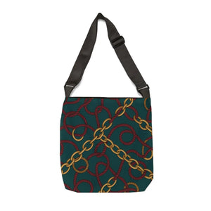 Vibrant Chic Adjustable Tote - Unique Chain Charm - Dipaliz - Bags