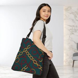 Vibrant Chic Adjustable Tote - Unique Chain Charm - Dipaliz - Bags