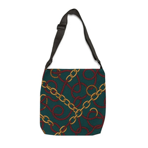 Vibrant Chic Adjustable Tote - Unique Chain Charm - Dipaliz - Bags