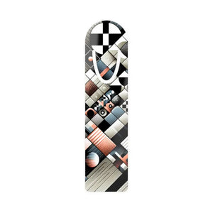 Aluminum Bookmark Abstract Pattern for Book Enthusiasts - Dipaliz - one Size / White - Bookmarks