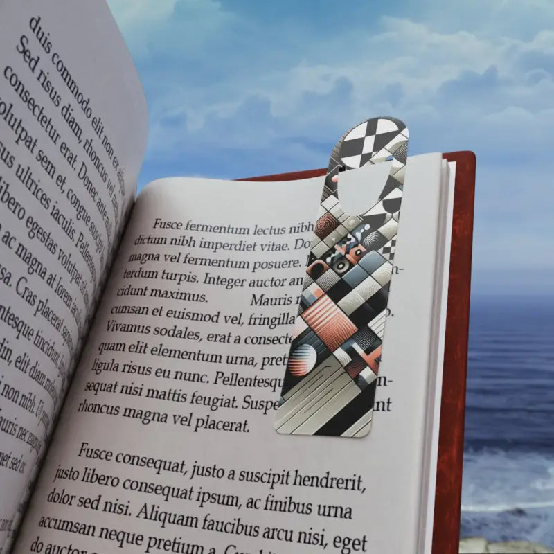 Chic Aluminum Bookmark for Book Enthusiasts - one Size / White Accessories