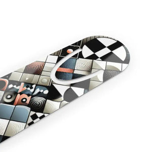 Aluminum Bookmark Abstract Pattern for Book Enthusiasts - Dipaliz - one Size / White - Bookmarks