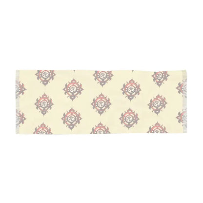 Transform your Look with the Chic Aum Pattern Polyester Scarf - 27’’ × 73’’