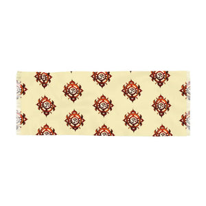 Aum Pattern Scarf - Polyester Spiritual Elegance - Dipaliz - 27’’ × 73’’ - Scarves & Shawls