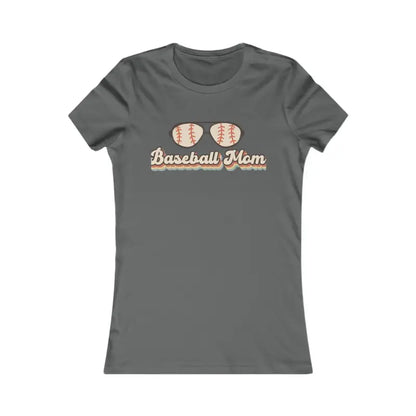 Rock your Style in the Chic Baseball Mama Favorite Tee - s / Asphalt T-shirt