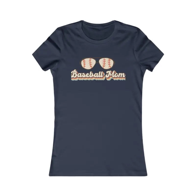 Rock your Style in the Chic Baseball Mama Favorite Tee - s / Navy T-shirt