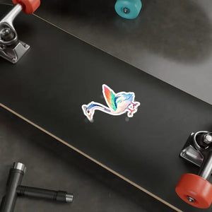 Cute Bird Kiss Cut Vinyl Decals White Satin Stickers - Dipaliz - Decorative