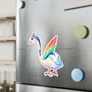 Cute Bird Kiss Cut Vinyl Decals White Satin Stickers - Dipaliz - Decorative