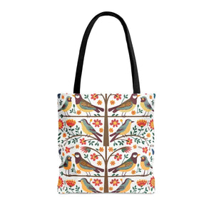 Bird Tote Bag - Stylish Nature Fashion Carryall - Dipaliz - Bags