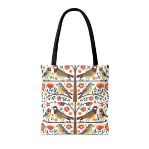Bird Tote Bag - Stylish Nature Fashion Carryall - Dipaliz - Bags
