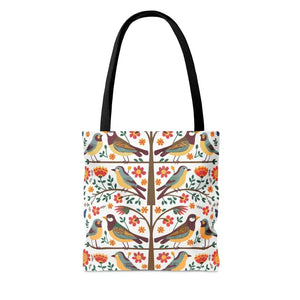 Bird Tote Bag - Stylish Nature Fashion Carryall - Dipaliz - Bags