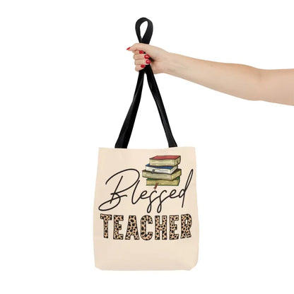 Elevate your Classroom Style with the Blessed Teacher Tote Bag - Bags