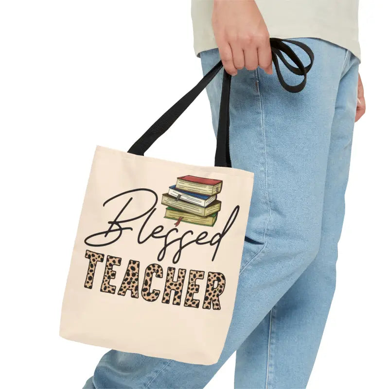 Elevate your Classroom Style with the Blessed Teacher Tote Bag - Small Bags