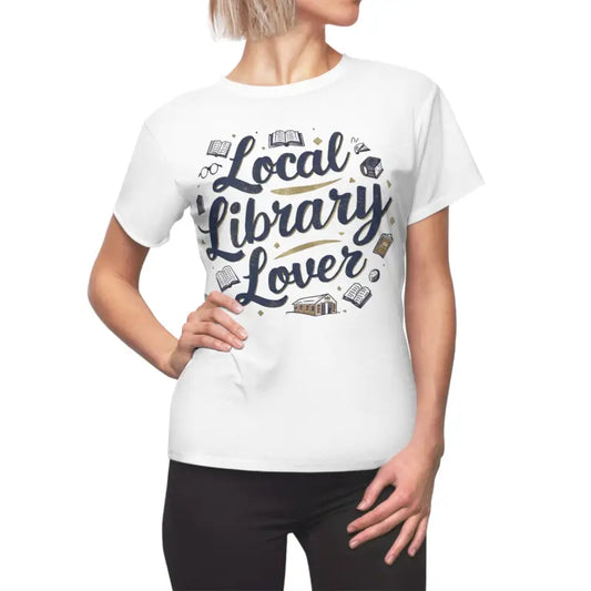 Chic Library Lover Women’s Tee for Stylish Bookworms - Xs / White Stitching / 4 Oz. T-shirt