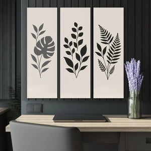 Chic Botanical Triptych – Modern Acrylic Prints - Dipaliz