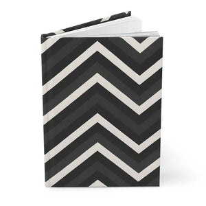 Chic Chevron Hardcover Journal Matte Laminated Cover Dipaliz - Journals