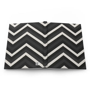 Chic Chevron Hardcover Journal Matte Laminated Cover Dipaliz - Journals