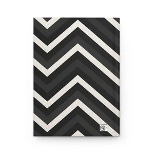 Chic Chevron Hardcover Journal Matte Laminated Cover Dipaliz - Journals