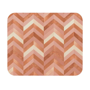 Chevron Mouse Pad Non-slip Rubber Base Vibrant Design - Dipaliz - 9’’ × 8’’ / Rectangle - Pads