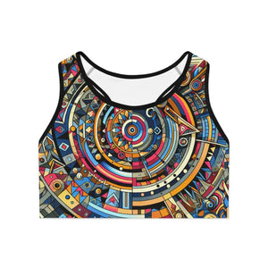 Stylish Sports Bra Compression Fit Style Meets Support - Dipaliz - Bras