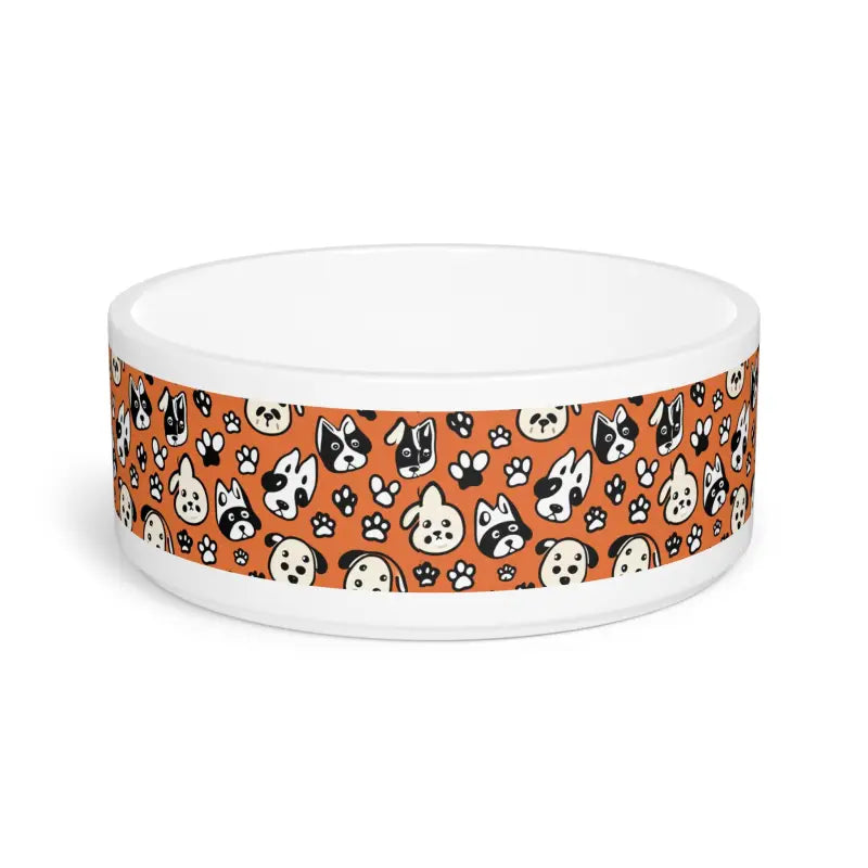 Pawsitively Chic Dog Print Pet Bowl - Elevate your Pet’s Style - 16oz Pets