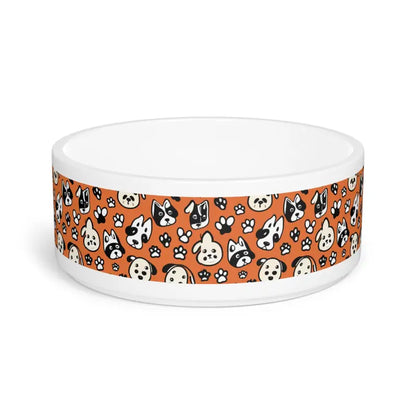 Pawsitively Chic Dog Print Pet Bowl - Elevate your Pet’s Style - 16oz Pets