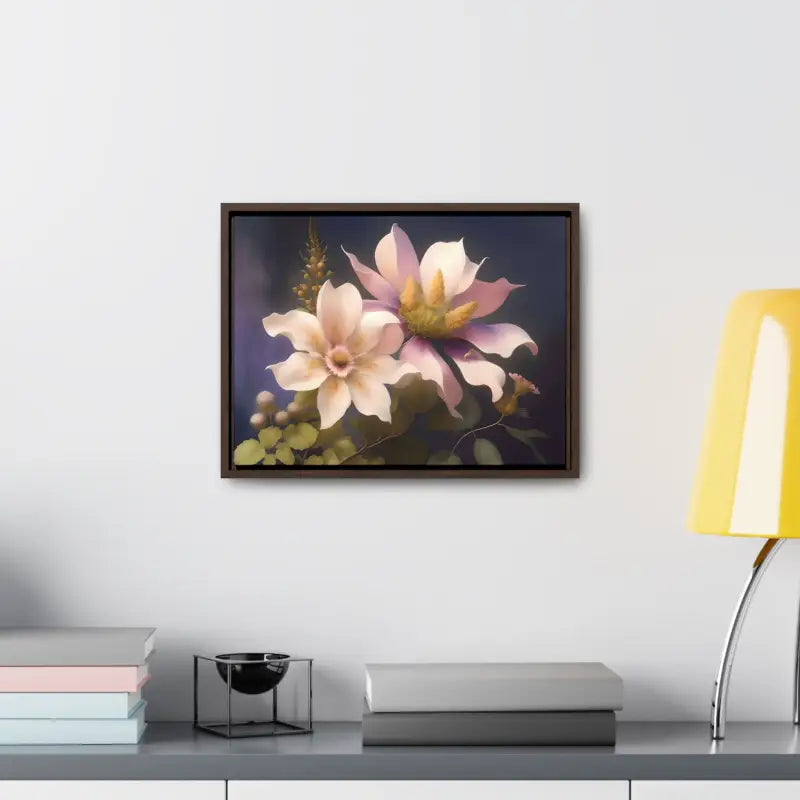 Enchant your Walls: White Flowers Canvas Wall Art