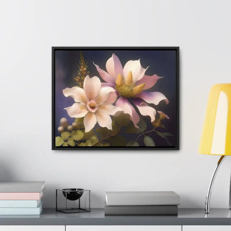 Enchant your Walls: White Flowers Canvas Wall Art