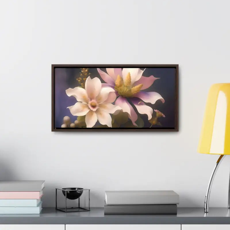 Enchant your Walls: White Flowers Canvas Wall Art