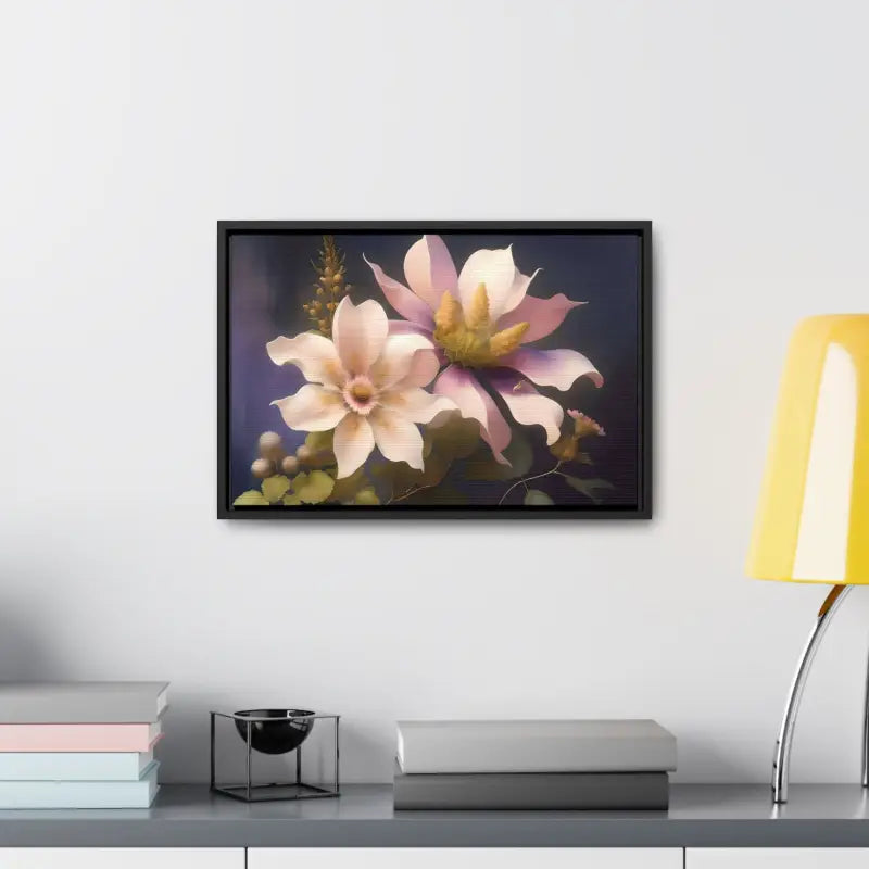 Enchant your Walls: White Flowers Canvas Wall Art