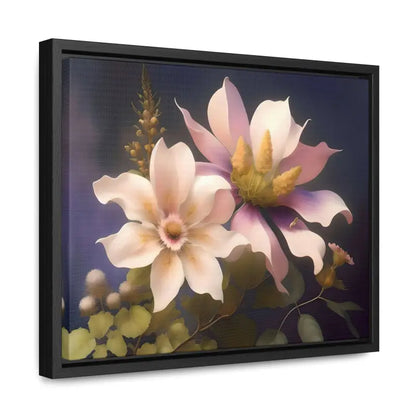 Enchant your Walls: White Flowers Canvas Wall Art