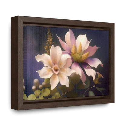 Enchant your Walls: White Flowers Canvas Wall Art