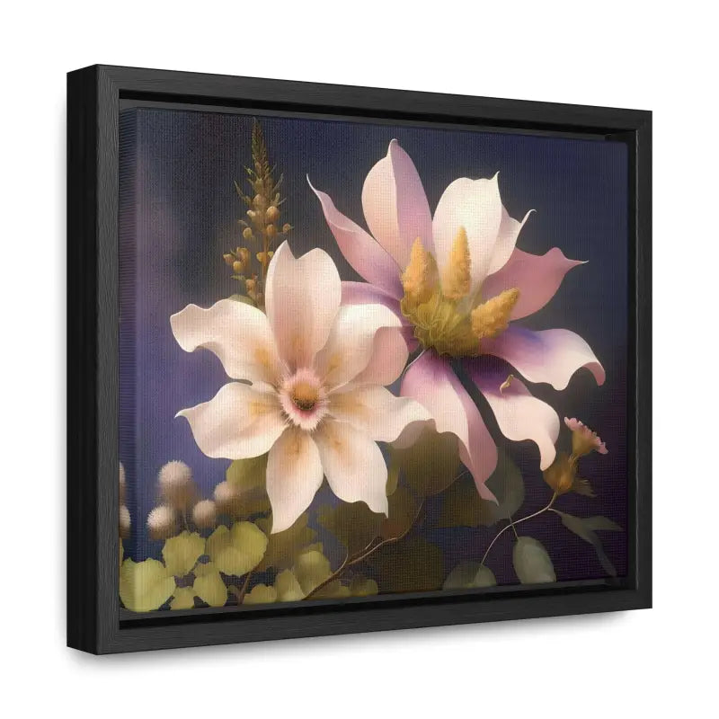 Enchant your Walls: White Flowers Canvas Wall Art