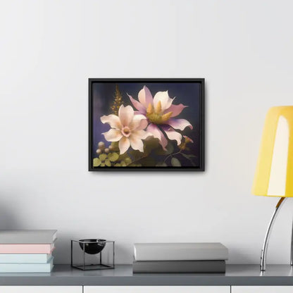 Enchant your Walls: White Flowers Canvas Wall Art