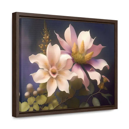 Enchant your Walls: White Flowers Canvas Wall Art