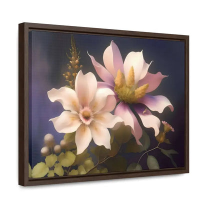 Enchant your Walls: White Flowers Canvas Wall Art