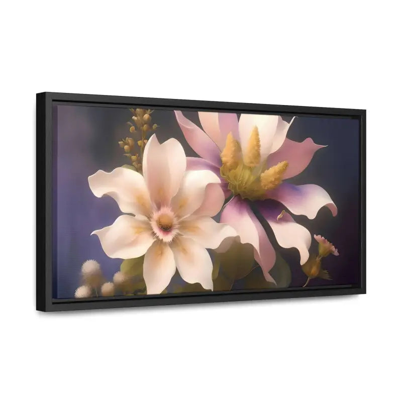 Enchant your Walls: White Flowers Canvas Wall Art