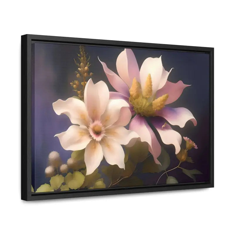 Enchant your Walls: White Flowers Canvas Wall Art