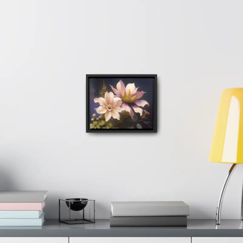 Enchant your Walls: White Flowers Canvas Wall Art