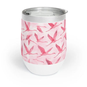 Chic Flamingo Wine Tumbler - Premium Stainless Steel - Dipaliz - Tumblers