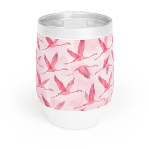 Chic Flamingo Wine Tumbler - Premium Stainless Steel - Dipaliz - Tumblers